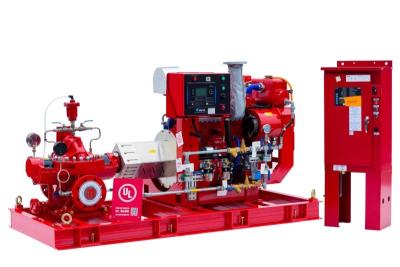 China High Performance Split Case Fire Pump , Fire Fighting Water Pump 180kw Shaft Power for sale