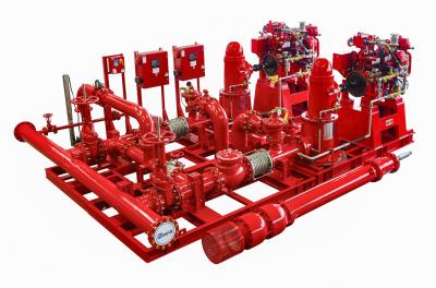 China UL FM NFPA20 Skid Mounted Vertical Turbine Fire Pump for sale