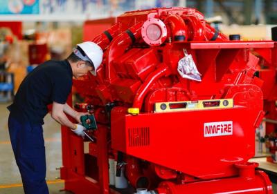 China Red FM Approval 300 Hp Diesel Water Pump Engine Used In The Firefighting for sale