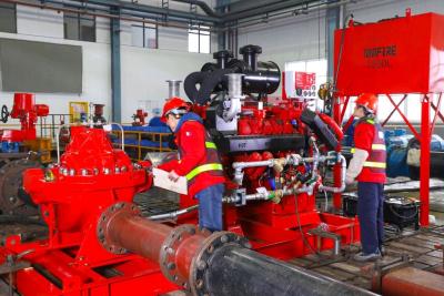 Chine Pompe à incendie fendue centrifuge motorisée diesel du cas 2000GPM à vendre