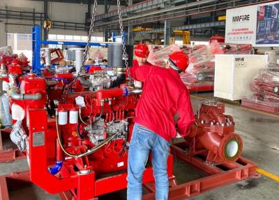 China De water Gekoelde van de de Brandpomp van 227KW 305HP Dieselmotor 2100RPM Te koop