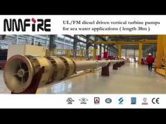 NMFIRE  UL/FM diesel driven vertical turbine fire pump for offshore application