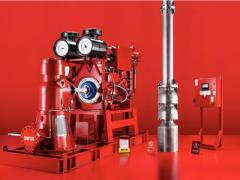 Centrifugal Motor Drive Vertical Turbine Fire Pump Ductile Cast Iron Casing