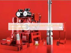 Centrifugal Motor Drive Vertical Turbine Fire Pump for Fire Fighting Application