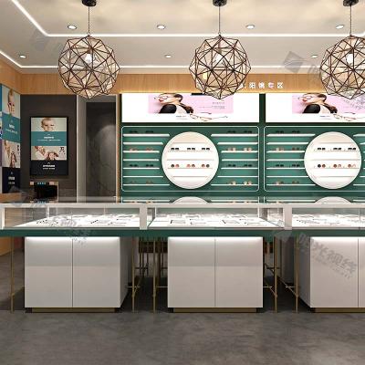 China Morden Shop Interior Design Eyewear Display Cabinets Wholesale Modern Optical Jewelry Displays Optical Display Cabinets for sale