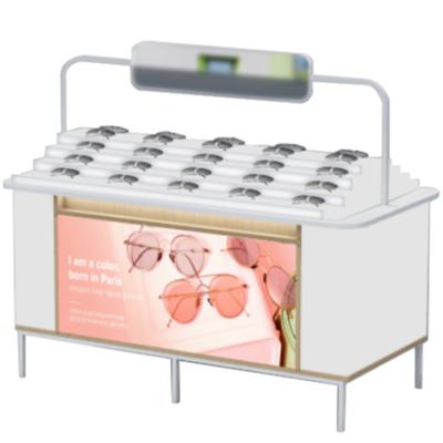 China Environmental Friendly/Easy To Install Furniture For Optical Store Led Sunglasses Display Cabinet Fashion Jewelry Monocle Display Cabinet for sale