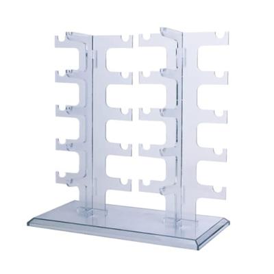 China Luxury Acrylic Glass Display Stand Promotional Clear Display Stand For Sunglasses for sale