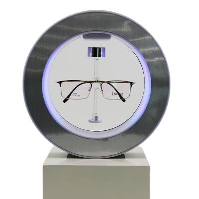 China Modern Rotating Magnetic Levitation Sunglasses Display Stand Floating Rotating Display Acrylic Floating Glasses Levitating Display for sale