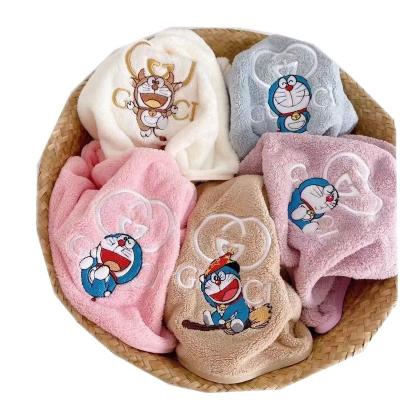 China Wholesale Custom QUICK DRY Adult Or Kids Super Absorpency Coral Fleece Embroidered Solid Color Towel Sets Or Blanket for sale