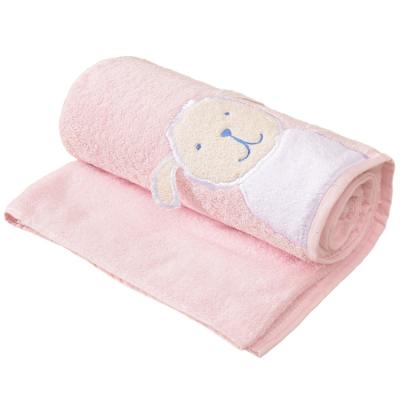 China antimicrobial & 100% Embroidered Bath Towel Looped Double Sided Pile Pile Baby Bath Towel Hypoallergenic Single Cotton Plain for sale