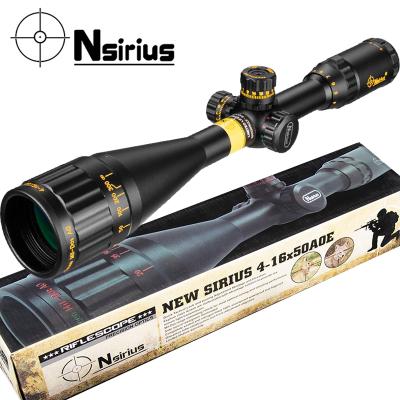 China Nsirius Gold 4-16X50 AOE Optische Scope Rood Groen Lllluminate Richtkruis Reticle Hunting Scope Voor Sniper FW27-TLX04 for sale