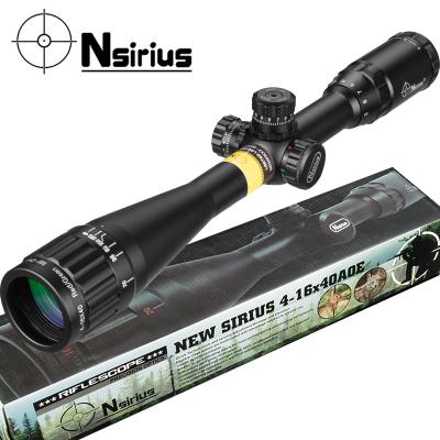 China Groen Verlichte Air Rifle Scope Met Cover Mount FW27-TLX03-1 Air Rifle Scope Mil Dot Richtkijker Precisie Jacht Scope Nsirius 4-16x40 Aoe Optics rood for sale