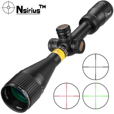 China Groen Verlichte Mil Dot Richtkijker Precisie Jacht Scope Nsirius 4-14X44AOE Optics Rood Air Rifle Scope FW27-TLX09-1 Outdoor for sale