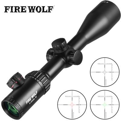 China 4-20X50 SF Riflescope Hunting Optics Scopes Dot Reticle Scope Illuminated Crosshair Adjustable Red Green Sight FW7-HL061 for sale