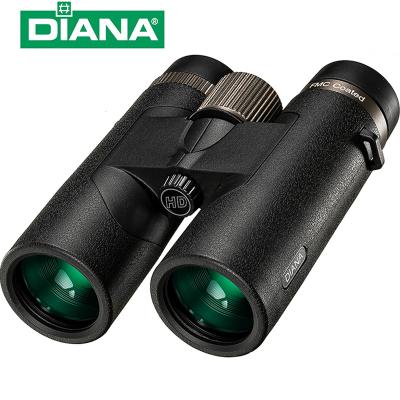 China Diana Hd 10X42 Telescoop BAK4 Verrekijker High Power Adapter Military Waterdichte Telescoop Statief Voor Jacht Outdoor Camping FW59-WYJ106 for sale