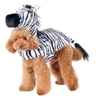 China The viable professional manufacture of high quality pet zebra Halloween costume small animal costumes clothes for sale