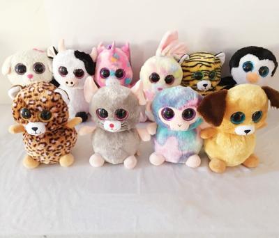 China Plush Toys Customized Plush Toys Big Eyes Plush Toys Cow Cat Unicorn Tiger Penguin for sale