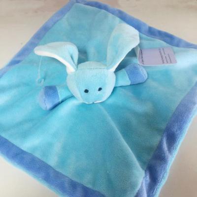 China Newborn Bear OEM Baby Sleep Comforter Soothe Soft Towel Doll Plush Baby Toy for sale