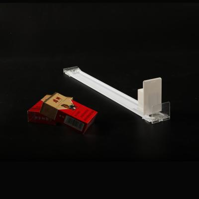 China Plastic Customized Supermarkt Shelf Length Cigarette Shelf Pusher for sale