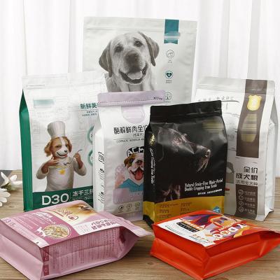 China Food PLA Compostable Plastic Ziplock Gusset Packaging Pouch Side Zipper Bags Food Storage Oxygen Absorbers Pet Food Bags for sale