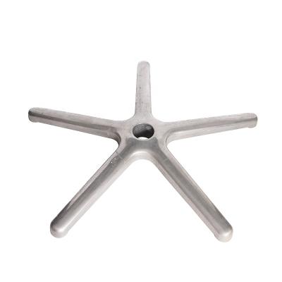 China High Quality Furniture Office Chair Aluminum Polish Base Metal Die Casting Part for sale