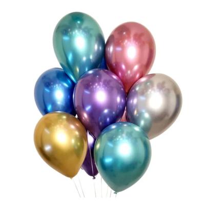 China Party high quality chrome balloons 5 inch 10 inch 12 inch Helium latex Metallic Color Party Balloons  Decorations for sale