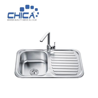 China Topmount Kitchen Sink Commercial Stainless Steel Sinks Press Kitchen Sink For House for sale