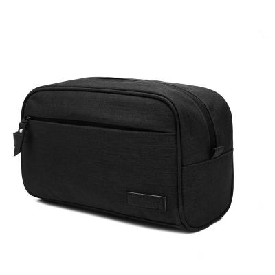 China Men Toiletry Shaving Dopp Kit Bag Portable Travel Storage Makeup Bag Waterproof Canvas Washing Bag for sale