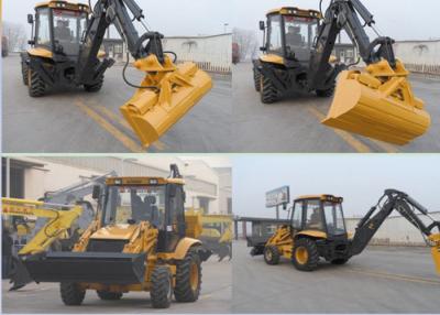 China Multi - trator compacto da função com Backhoe e carregador da parte frontal para a exploração agrícola à venda