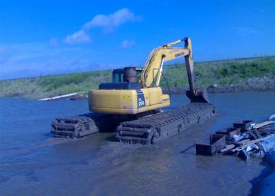 China Bucket capacity 0.4 M3 Amphibious Excavator Operating Weight 15000kg / Dredging Excavator for sale