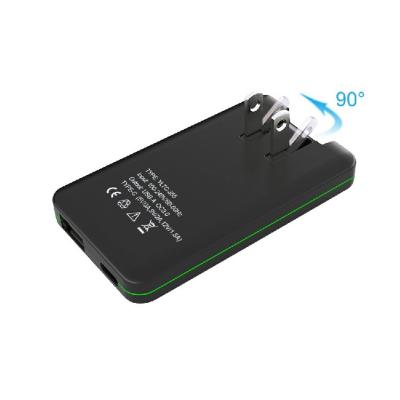 China Slim Thin Type-C Type C Mobile Phone Adapter Charger Home Phone Plug Wall Usb 3.0 Usb Pin Us Head Rapid Qc 3.0 Palladium 5v 3a for sale