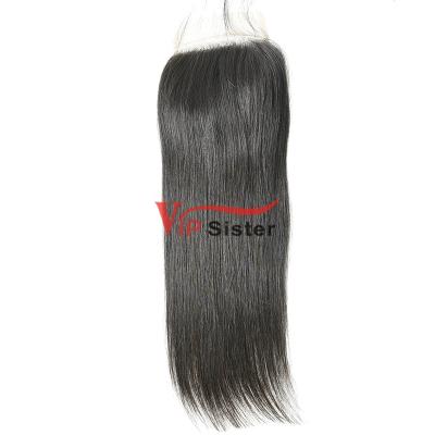 China No Tangle Natural Vipsister Hair Full Lace HD Transparent Lace Closure Straight Hair for sale