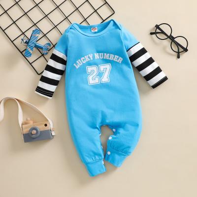 China Fashion anti-pilling rompers wholesale newborn babies spring autumn long-sleeved romper for sale