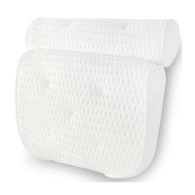 China Sustainable Comfortable And Washable Luxury Bath Pillow 4d Spa Eco Air Mesh Technology for sale