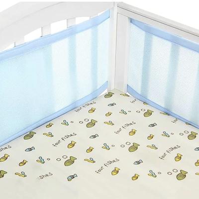 China Modern Breathable High Quality Crib Bedding Mesh Baby Crib Mat Pad Protector Sets for sale