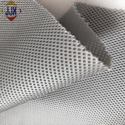 China 100% Polyester Tear-Resistant Cooling Breathable Black 3d Honeycomb Air Mesh Fabric For Backpack for sale