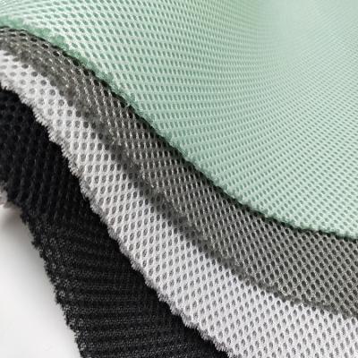 China 100% high quality memory 3d polyester sandwich air mesh fabric material for air bed for sale