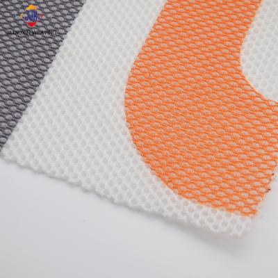 China Memory Polyester 3d Cross Linked Smooth Elegant Spacer Mesh Fabric For Clothing for sale