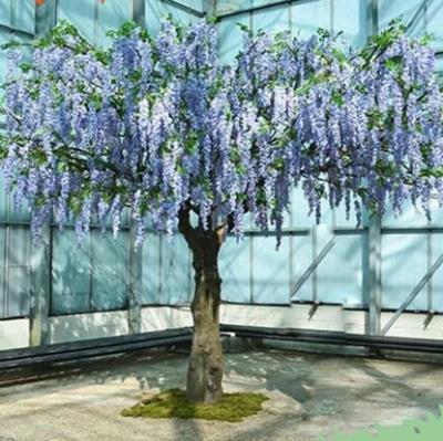 China Large Purple Cheap Outdoor Artificial Wedding Tree For Wedding Wedding Wishing Tree for sale