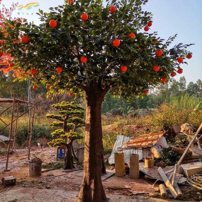 China Wholesale Plastic Orange Tree Strap Orange Tree Decoration Artificial Tree for sale