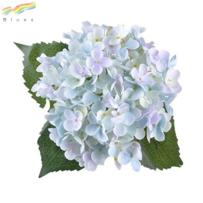 China Wholesale Decorative Large Silk Strap Hydrangea Artificial Flower For Home Decor for sale