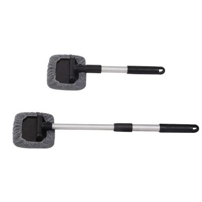 China 180Â ° Retractable Brush Car Window Windshield Rotating Aluminum Alloy Soft Cleaning Tools for sale