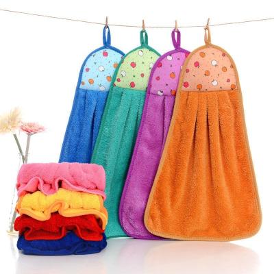 China Custom hand towel beling safe for children toilet kitchen hand towel hand towel textile for sale