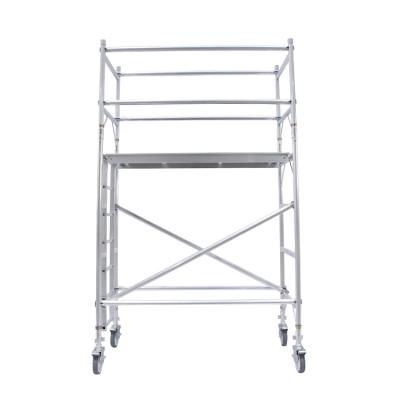 China Guangzhou scaffolding metalicos aluminum alloy scaffolding interior construction easy moving sturdy 12ft custom high construction for sale