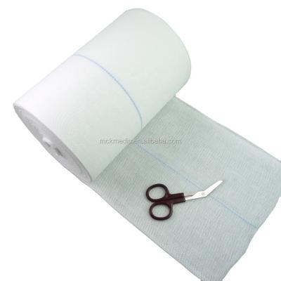 China Blood Collecting Absorbent Medical Surgical Hydrophilic Gauze 100%cotton Roll for sale