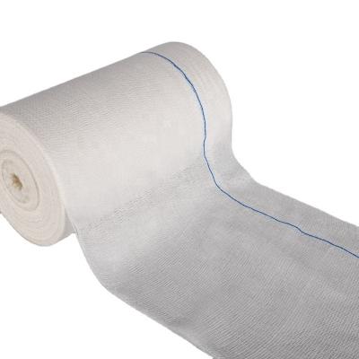 China 100% Cotton Hospital Surgical Absorbent Medical Grade 26X18 19X15 24X20 Mesh 2PLY 4PLY Gauze Surgical Absorbent Roll for sale