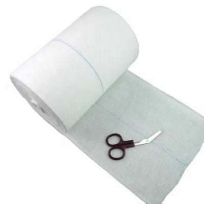 China Medical Bleached Absorbent 100% Cotton Gauze Rolls for sale