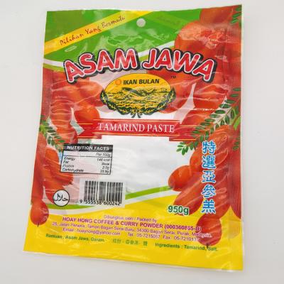 China Customized Moisture Proof Seafood Plastic Packaging Bag With Printing Food Pouch Laminated Printing Bag for sale