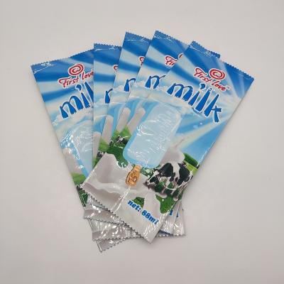 China Custom Barrier Plastic Bag Laminated Printing Bag For Food And Other Ice Cream Type Products Packaging Pouch for sale