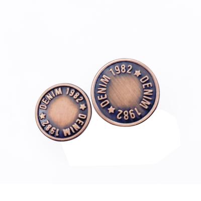 China Wholesale Easy To Use Dry Cleaning Factory Jeans Buttons 17mm Accessories Jeans Buttons for sale